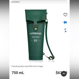 Laphroiag Scotch Whisky Boot Bag Carry Case Green Wellie Rubber *NEW* Bag Only